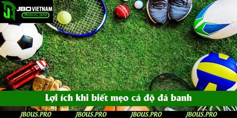 Lợi ích khi biết mẹo cá độ đá banh